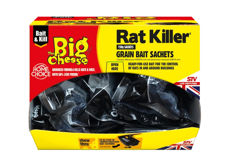 The Big Cheese Rat Killer Grain Bait 150g