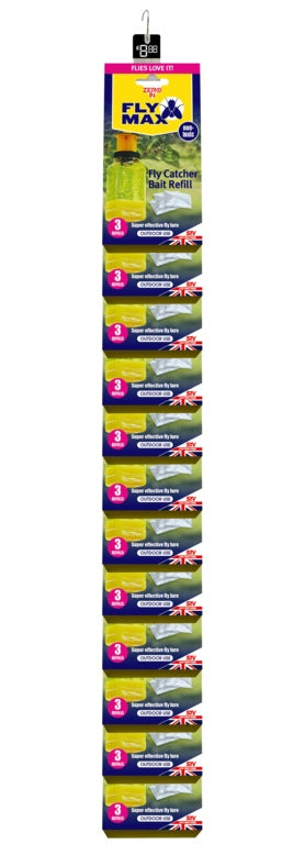 Zero In Fly Catcher Bait Refill 3 Sachets Clip 24