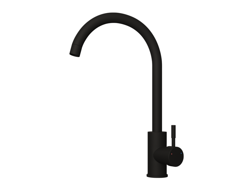 Ellsi Tivoli Kitchen Mixer Tap Matt Black