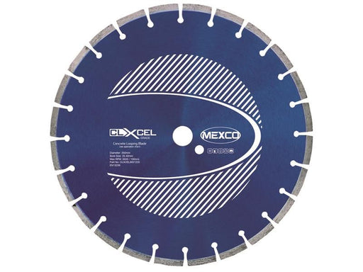 MEXCO Concrete Looping Diamond Blade 350 x 25.4mm x 12mm Width MEXCO - RockBottom Northampton