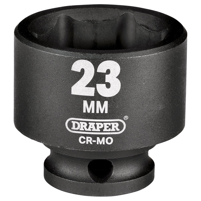 Draper Draper Hi-TORQ Impact Socket, 3/8" Sq. Dr., 23mm Draper - Town Tools