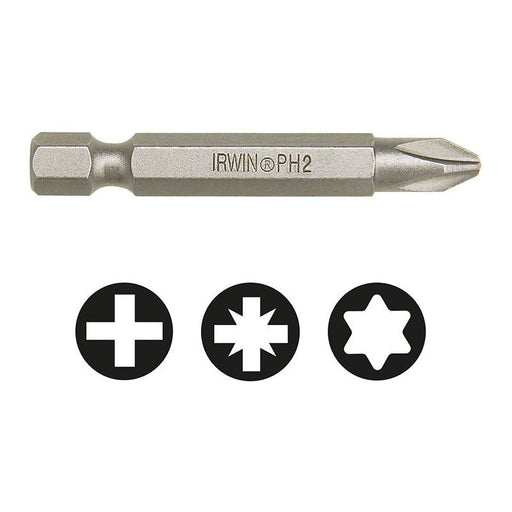 Irwin® Phillips Power Insert Bit PH2 70mm (Pack 1) IRWIN® - RockBottom Northampton