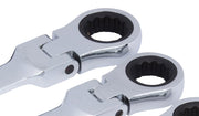 Blue Spot Tools 8 PCE Flexible Metric Ratchet Spanner Set (8-19mm)