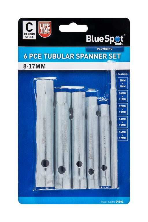 Blue Spot Tools 6 PCE Tubular Spanner Set