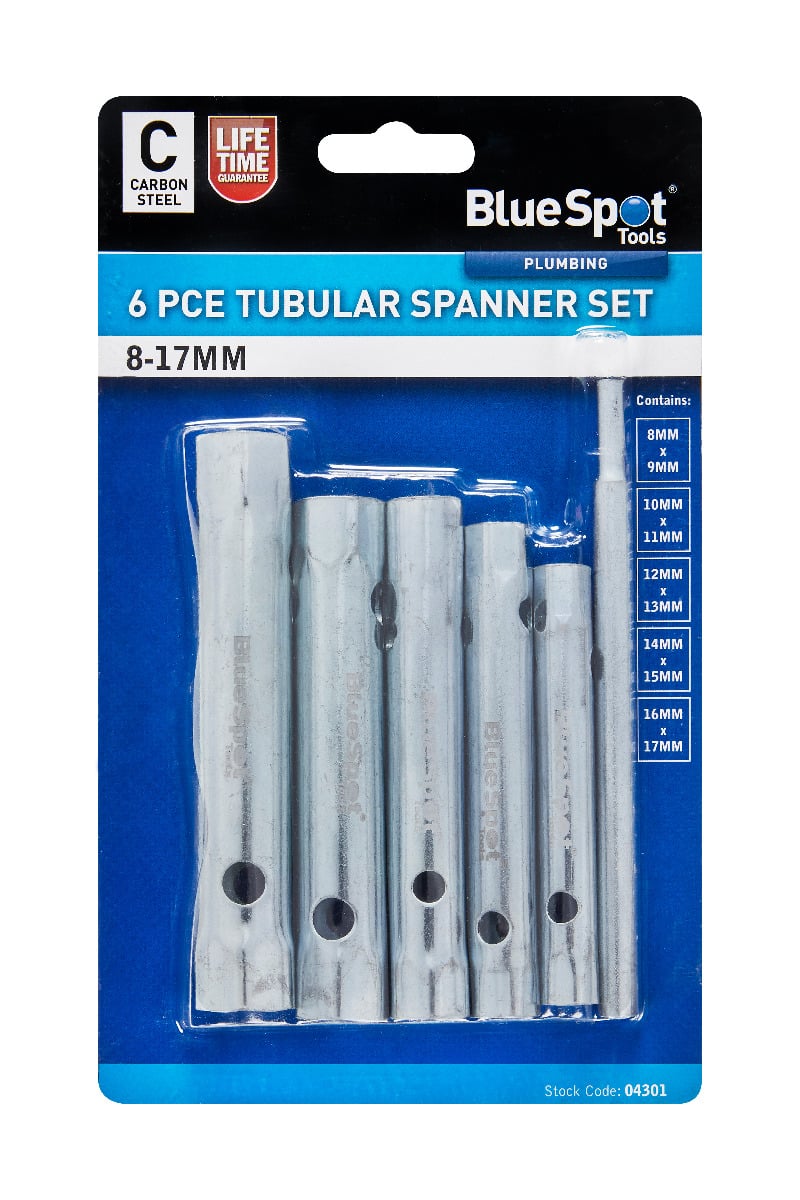 Blue Spot Tools 6 PCE Tubular Spanner Set