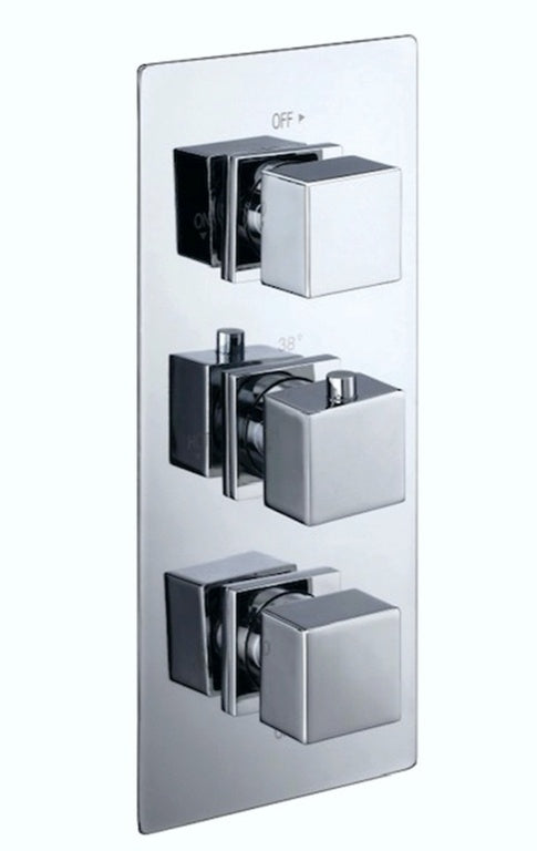 Giavani Triple Square Shower Valve