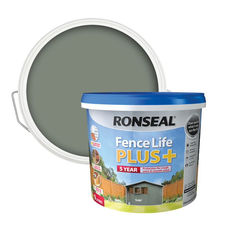 Ronseal Fence Life Plus 9L Sage