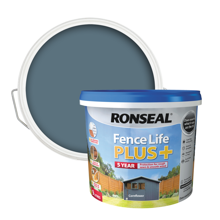 Ronseal Fence Life Plus 9L Cornflower