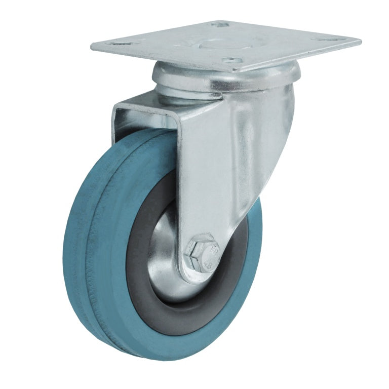 Smiths Ironmongery Swivel Castor With Runner Wheel 100mm
