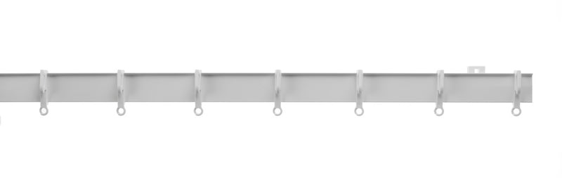 Swish Aluglyde White Track Complete With Fittings 225cm