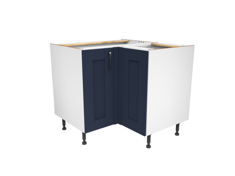 Gower Rapide+ Verona Navy L Shaped Corner Base Unit Pk 2 935mm