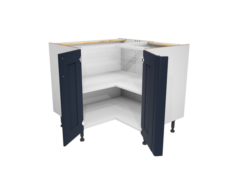 Gower Rapide+ Verona Navy L Shaped Corner Base Unit Pk 2 935mm
