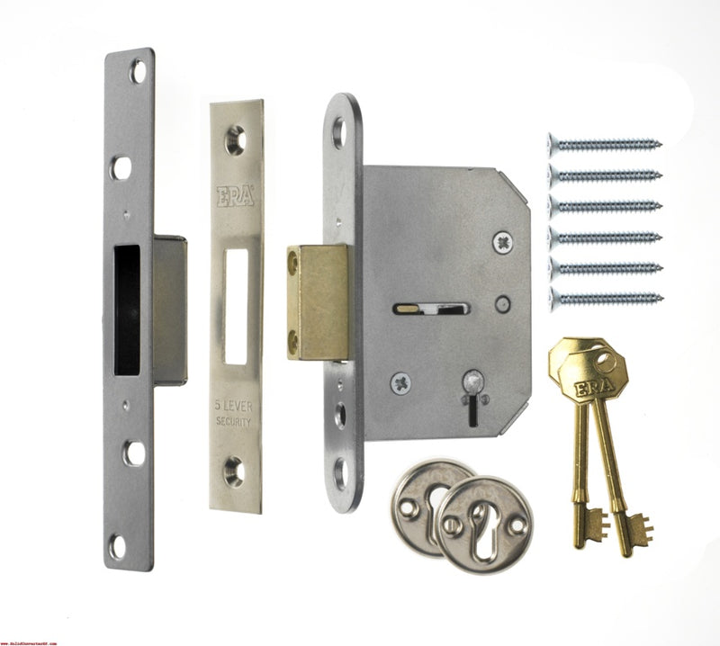 Era Viscount Mortice Deadlock Chrome 76mm