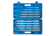 Blue Spot Tools 10 PCE Extra Long Double Ring Ratchet Spanner Set