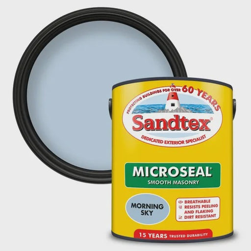 Sandtex Microseal Smooth Masonry Morning Sky 150ml