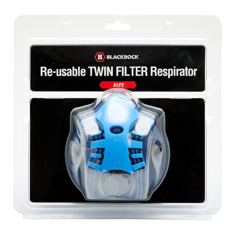 Blackrock Twin Filter Respirator with A1/P2 Cartridges
