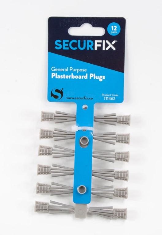 Securfix General Purpose Plasterboard Plugs 12 Pack