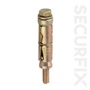 Securfix Expansion Bolt Anchor M10X75mm 5 Pack