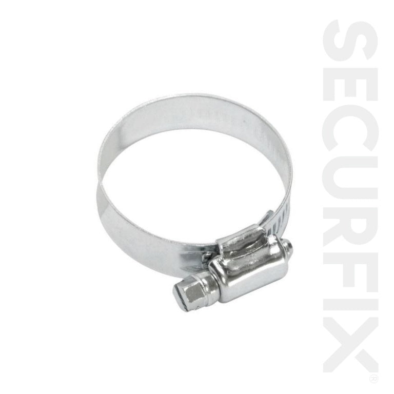 Securfix Hose Clip 20-25mm Zinc Plated 10 Pack