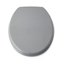 Blue Canyon MDF Toilet Seat With Stainless Steel Hinges Grey