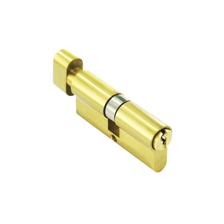 Securit Euro Brass Thumb Cylinder 35 x 35mm - Pack of 5