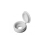Securit Fold Over Screw Caps White - Pack of 12