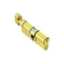 Smiths Locks BS 3 Star Brass Thumb Cylinder 40 x 40mm