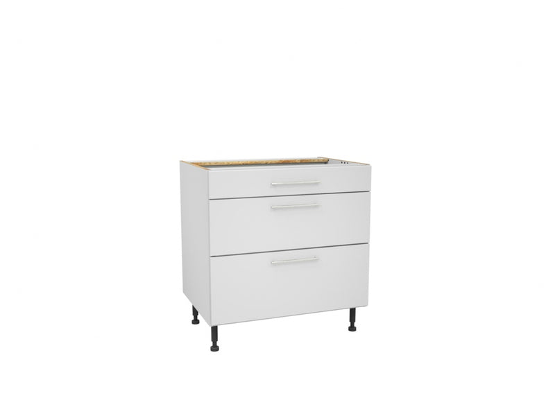 Gower Rapide+ Paris White 3 Drawer Pack 800mm