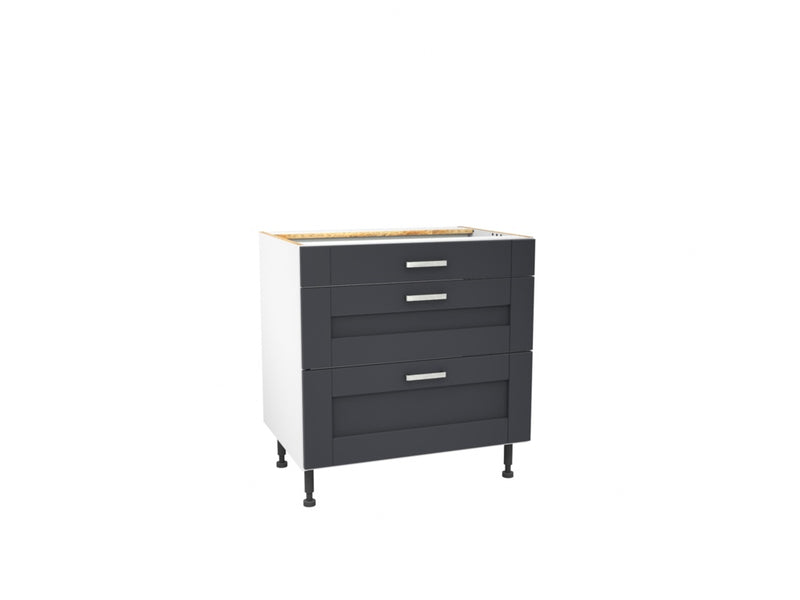 Gower Rapide+ Verona Navy 3 Drawer Pack 800mm