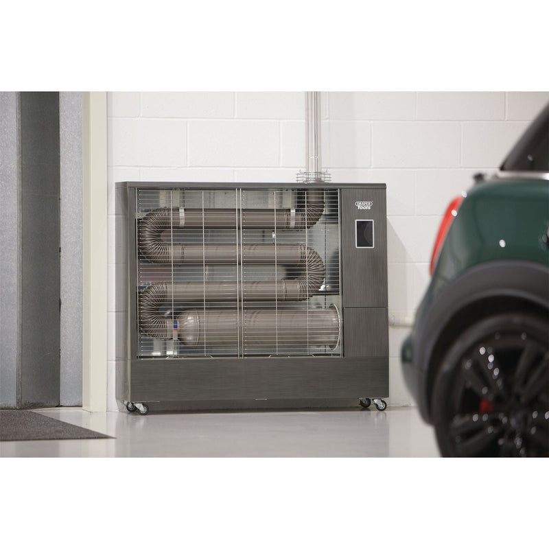 Draper 230V Far Infrared Diesel Heater with Flue Kit, 67,500 BTU/19.8kW 18104 Draper - Town Tools 