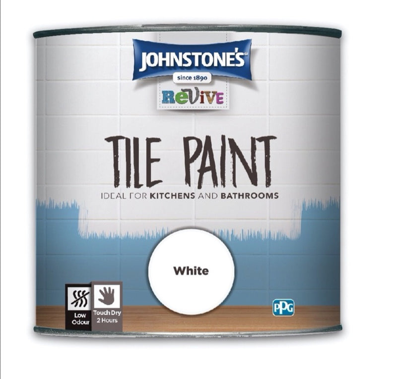 Johnstone's Tile Paint 750ml White