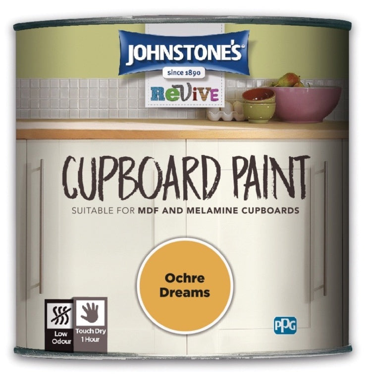 Johnstone's Cupboard Paint 750ml Ochre Dreams