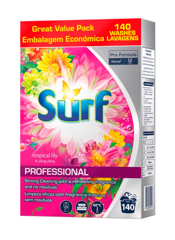 Surf Professional Washing Powder 140 Wash Tropical Lily 8.4kg