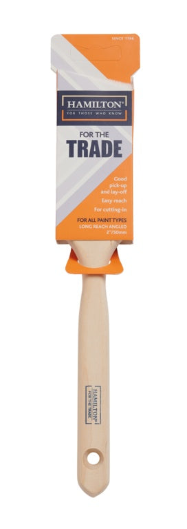 Hamilton For The Trade Long Handled Angled Brush 2"