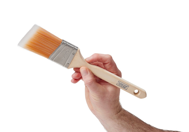 Hamilton For The Trade Long Handled Angled Brush 2"