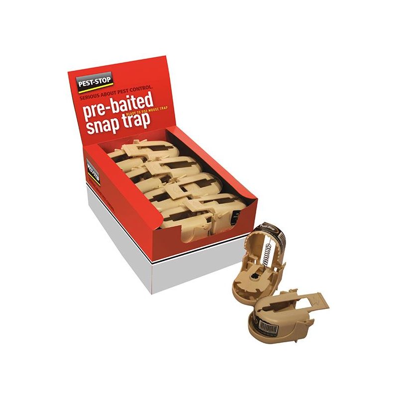Pest-Stop (Pelsis Group) Snap Mouse Trap (Box 16 Loose) Pest-Stop (Pelsis Group) - RockBottom Nothampton