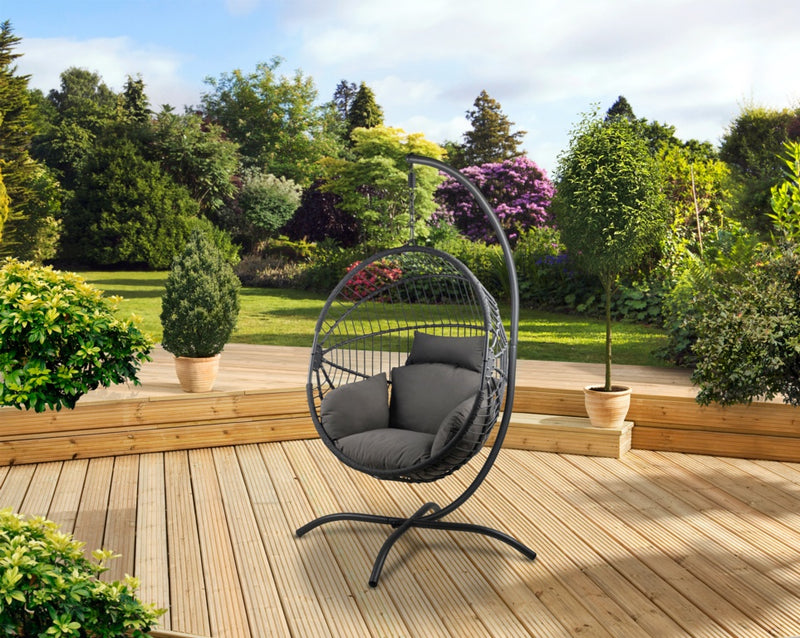 Pagoda Bali Folding Hanging Egg Chair Single
