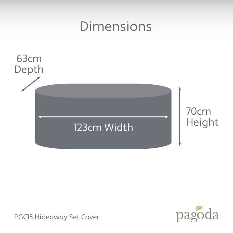 Pagoda Hide Away Set Cover 123 x 70 x 63cm