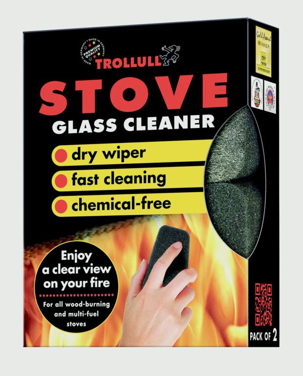 Trollull Stove Glass Cleaner Steel Wool Pack 2