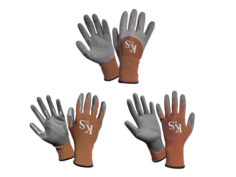 Kent & Stowe Multi-Task Gloves Triple Pack Medium 70105485