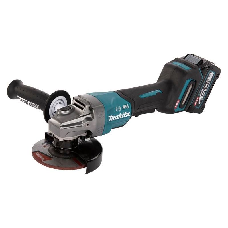 Makita GA013GD201 XGT 40Vmax BL Paddle Switch Grinder 125mm 40V 2 x 2.5Ah Li-ion Makita - RockBottom Northampton 