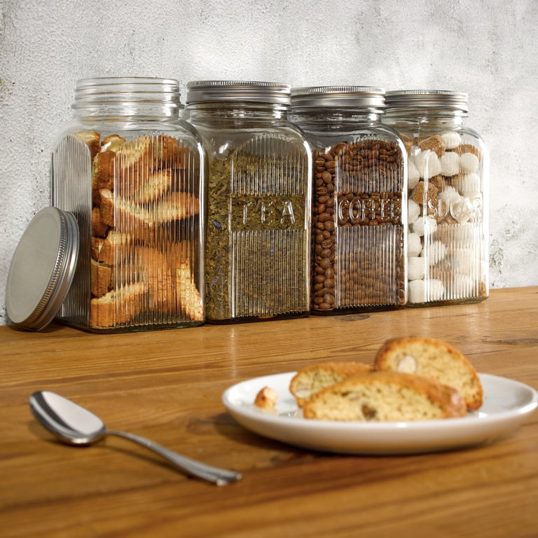 Tala Glass Jar With Screw Top Lid Tea 1250ml