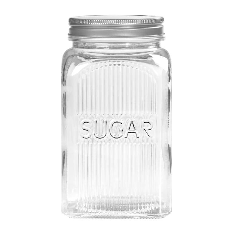 Tala Glass Jar With Screw Top Lid Sugar 1250ml