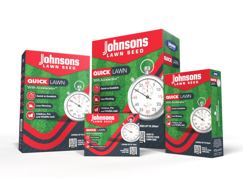 Johnsons Lawn Seed Quick Lawn with Accelerator 200sqm/4.25kg