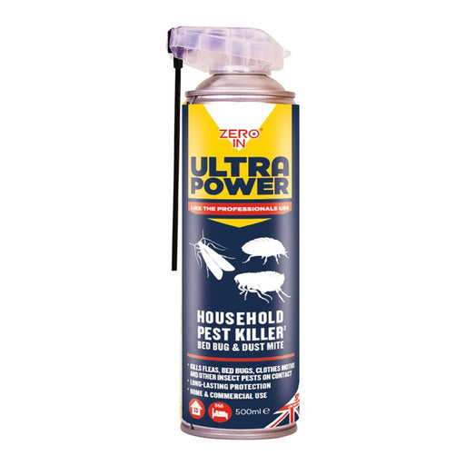 Zero In Ultra Power Bed Bug & Dust Mite Killer 500ml