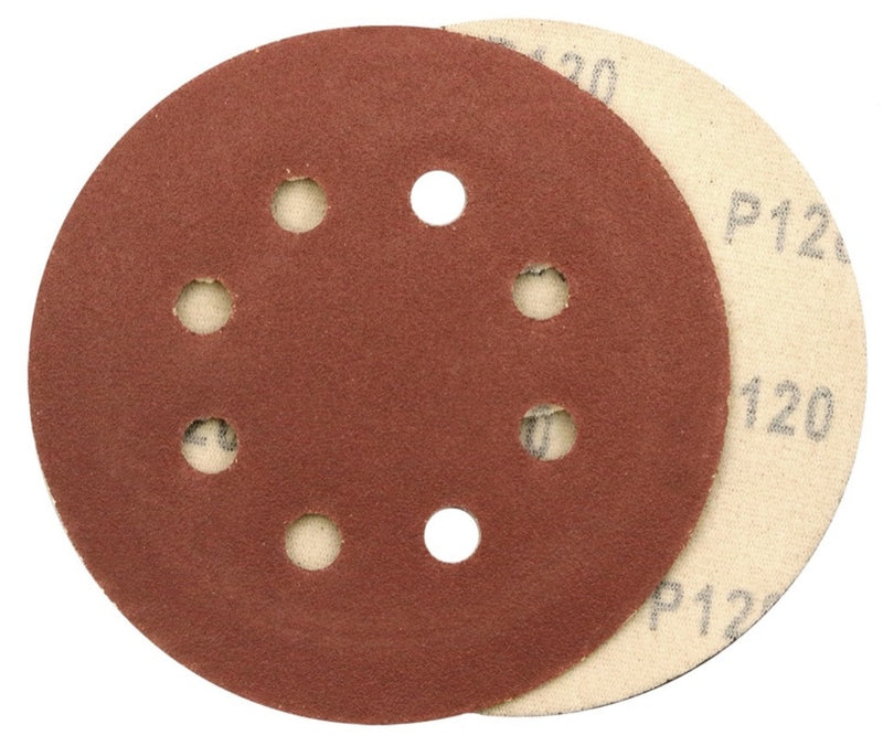 Abracs Hook & Loop Disc Pack 10 125mm x 120 Grit