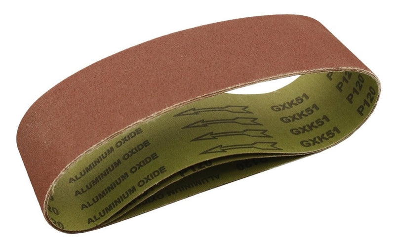 Abracs AL/OX Sanding Belt 75mm x 457mm 120 Grit
