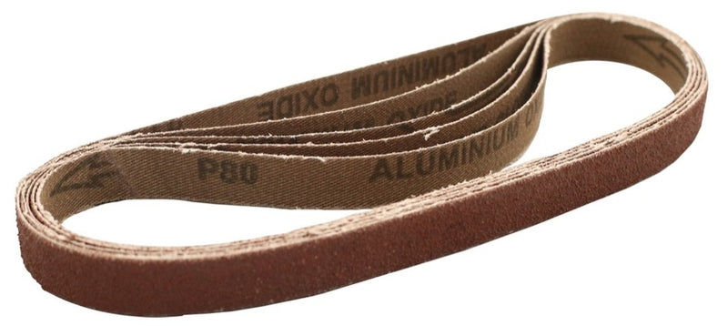 Abracs AL/OX File Belts 13mm x 457mm Pack 5 80 Grit