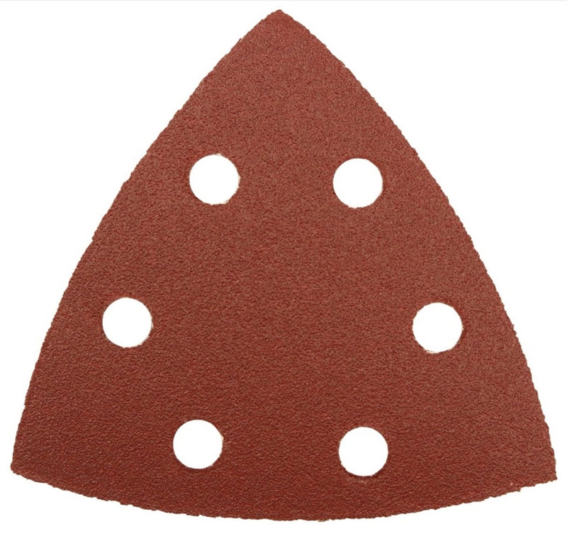 Abracs Hook & Loop Delta Sanding Sheets Pack 6 93mm x 93mm x 120g