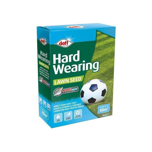 Doff Hard Wearing Lawn Seed 1kg DOFF - RockBottom Northampton